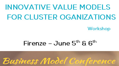 Workshop: Innovative Value Models for Cluster Organizations in Firenze